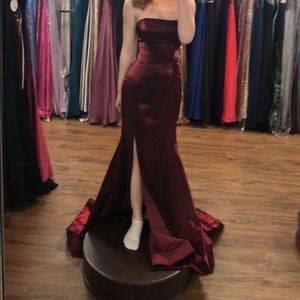 Red Sherri Hill dress